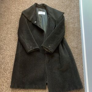 MaxMara Women's Grayish Green Teddy Jacket 6